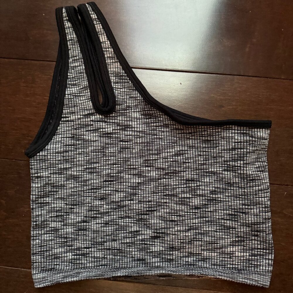 Offline One Shoulder Grey/Blank Tank